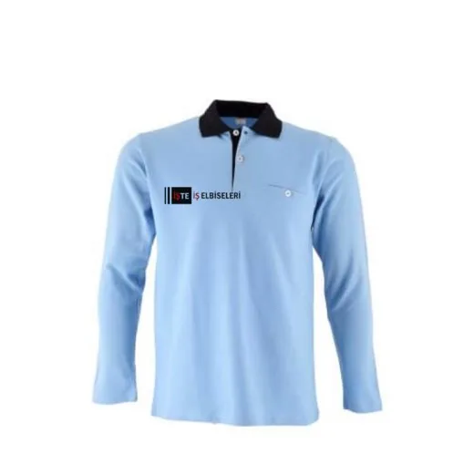 Polo yaka tişört göğüs logo baskı (temsili)